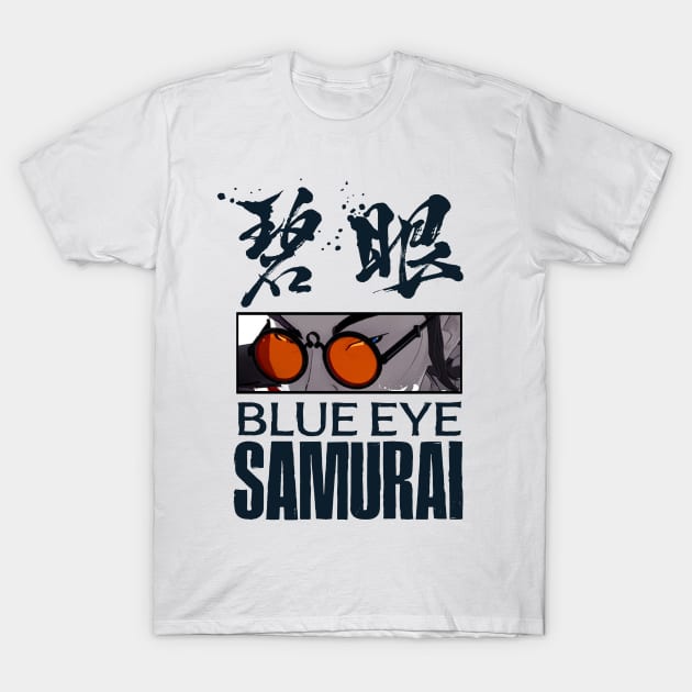 Mizu Eyes - Blue Eye Samurai T-Shirt by Aona jonmomoa